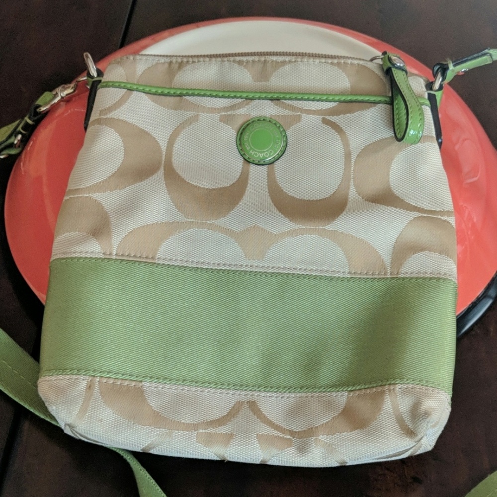 Coach cross body purse